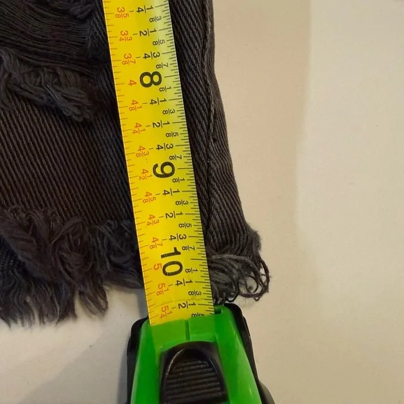 PacSun Charcoal Distressed Jean Shorts - Picture 2 of 5